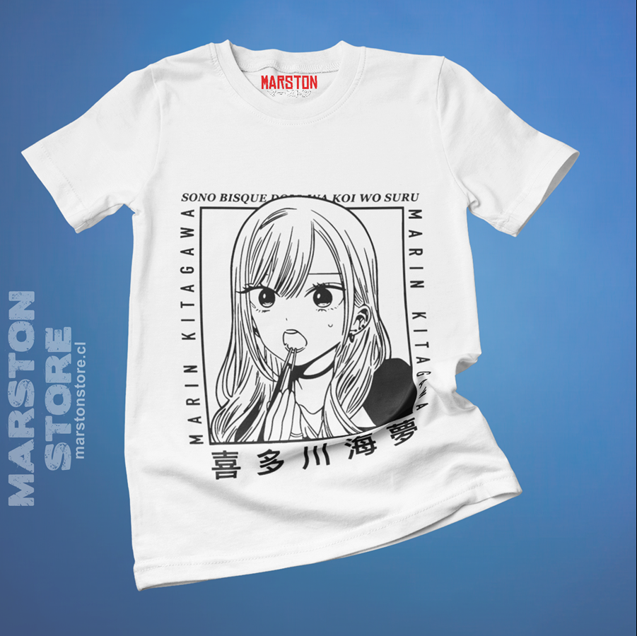 Polera blanca de My Dress-Up Darling / Sono Bisque Doll con Marin Kitagawa