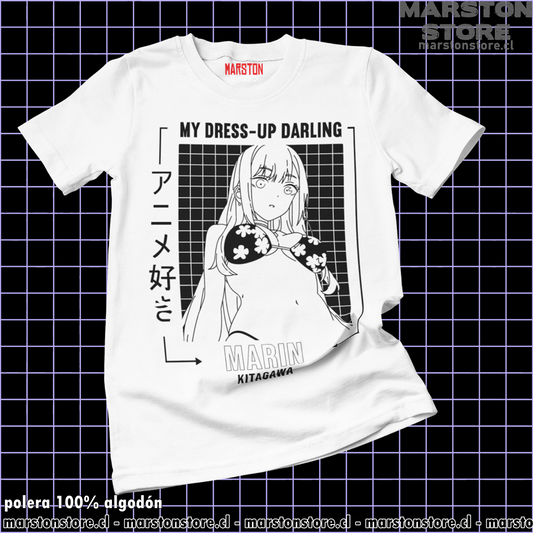 Polera blanca de My Dress-Up Darling / Sono Bisque Doll con Marin Kitagawa