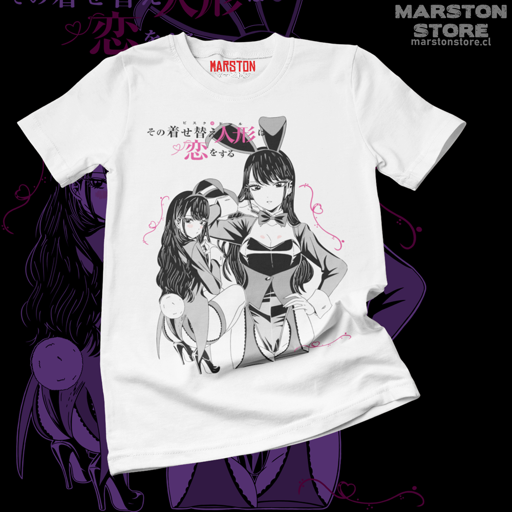 Polera blanca de My Dress-Up Darling / Sono Bisque Doll con Marin Kitagawa en cosplay de Arisa Izayoi