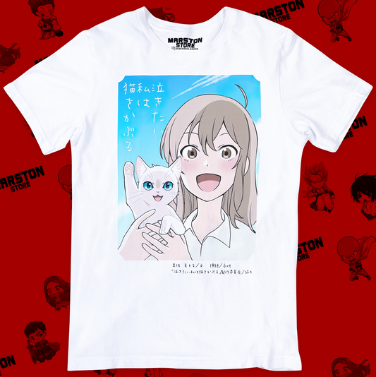 Polera blanca de Nakitai Watashi wa Neko o Kaburu / A Whisker Away