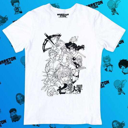 Polera blanca de Nanatsu no Taizai / The Seven Deadly Sins