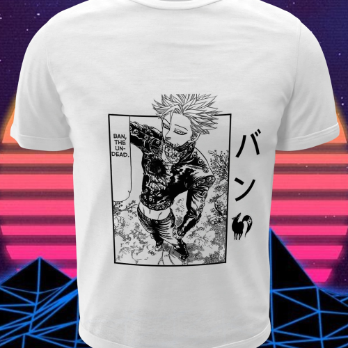 Polera blanca de Nanatsu no Taizai / The Seven Deadly Sins