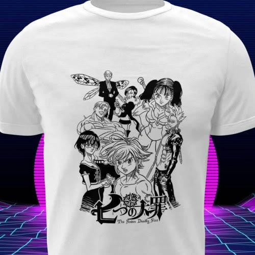Polera blanca de Nanatsu no Taizai / The Seven Deadly Sins