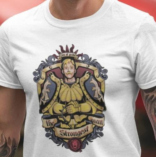 Polera blanca de Nanatsu no Taizai / The Seven Deadly Sins