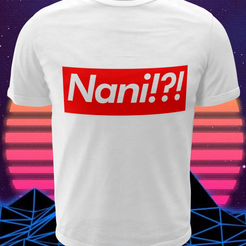 Polera blanca con diseño Nani!?!