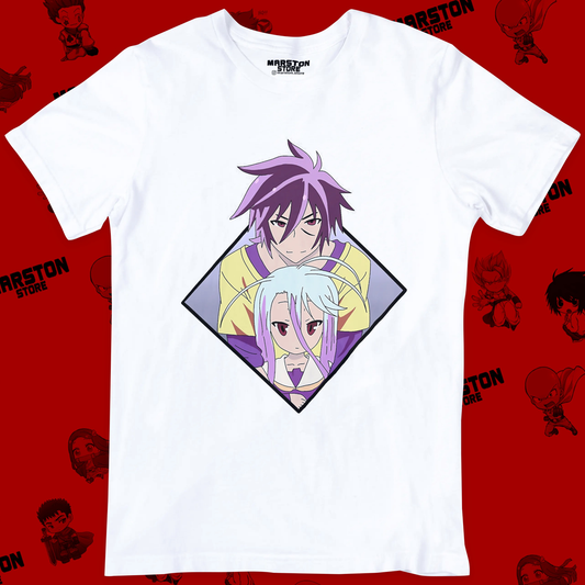 Polera blanca de No Game No Life