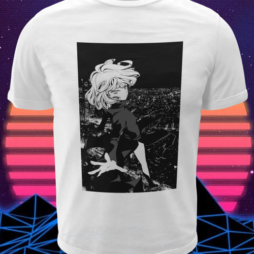 Polera blanca de One Punch Man