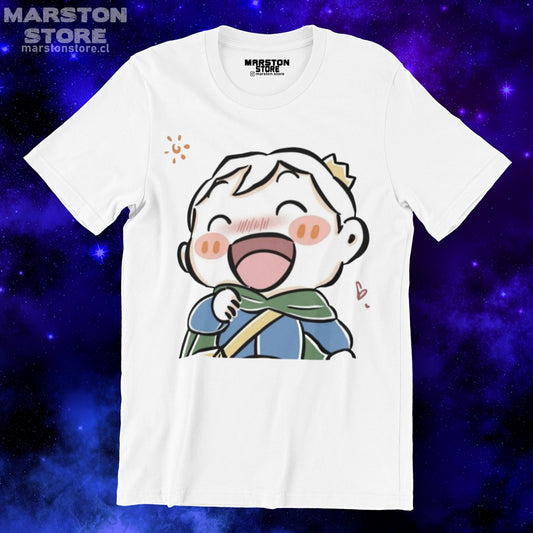 Polera blanca de Ousama Ranking (Ranking of Kings) con Bojji