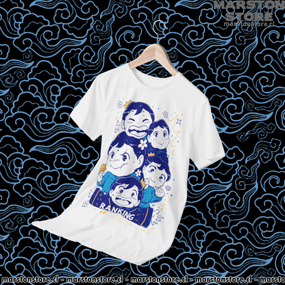 Polera blanca de Ousama Ranking (Ranking of Kings) con Bojji