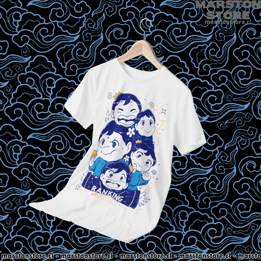 Polera blanca de Ousama Ranking (Ranking of Kings) con Bojji