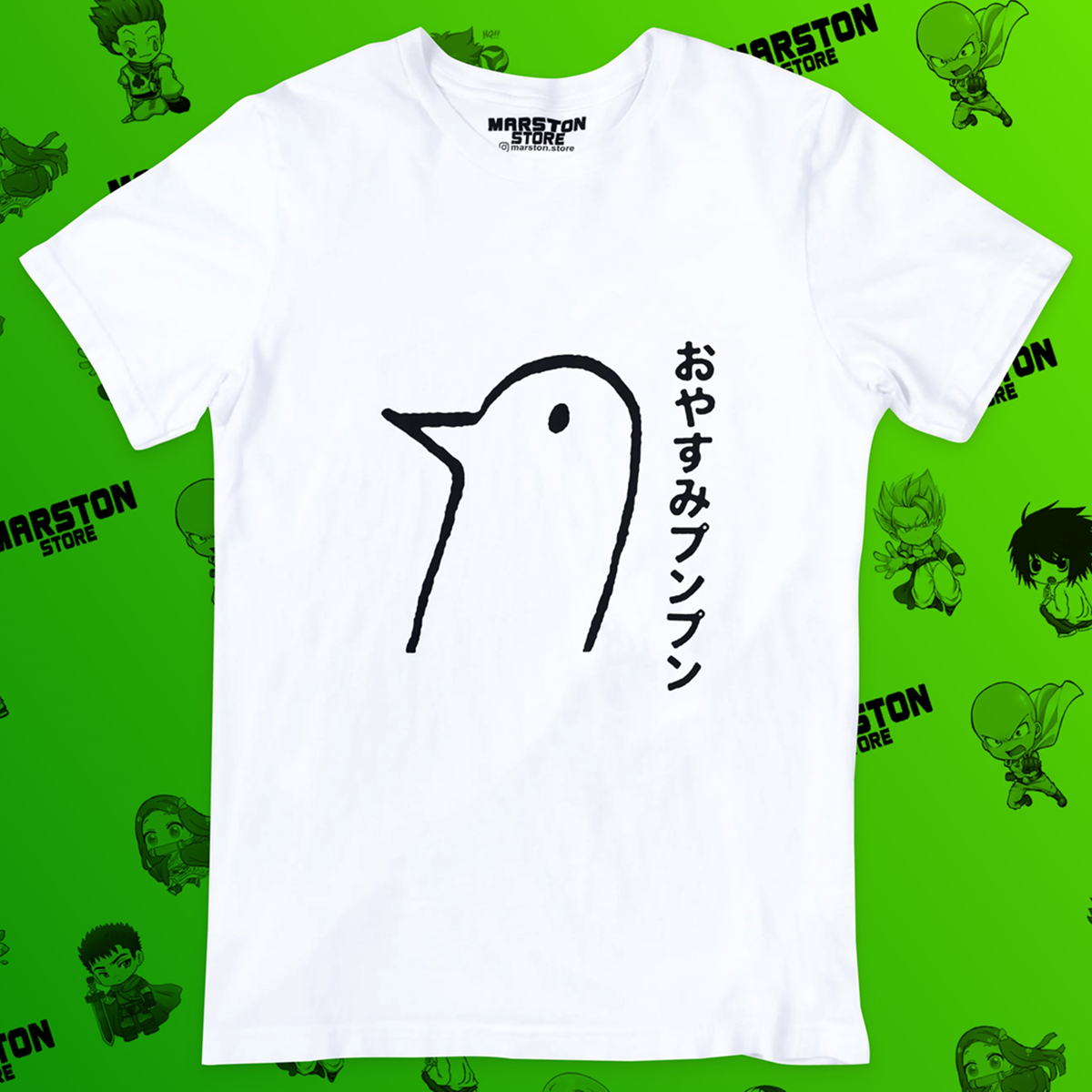 Polera blanca de Oyasumi Punpun