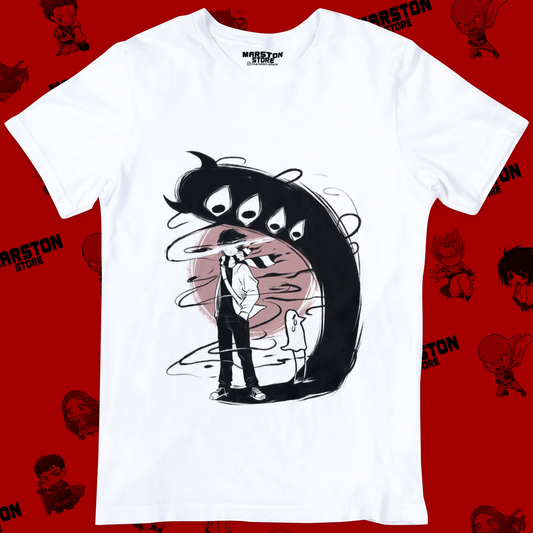Polera blanca de Oyasumi Punpun