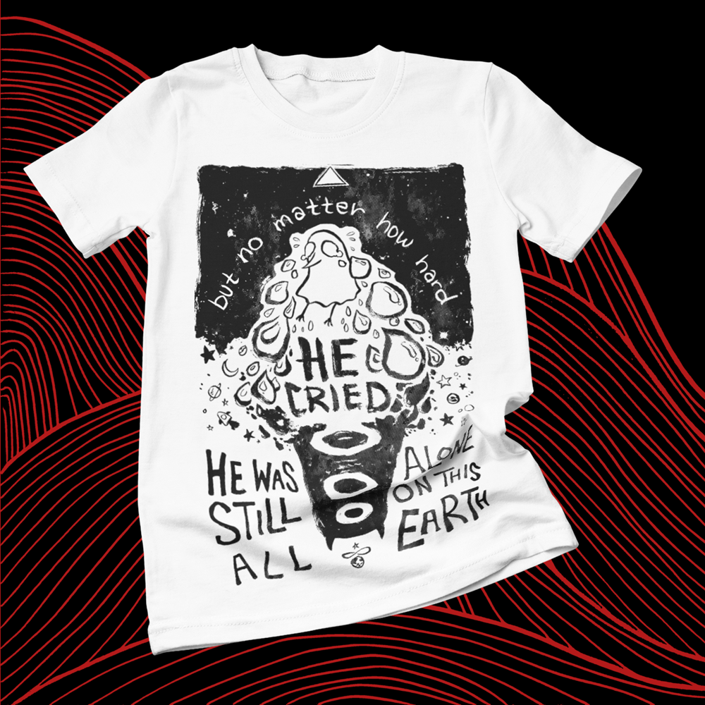 Polera blanca de Oyasumi Punpun