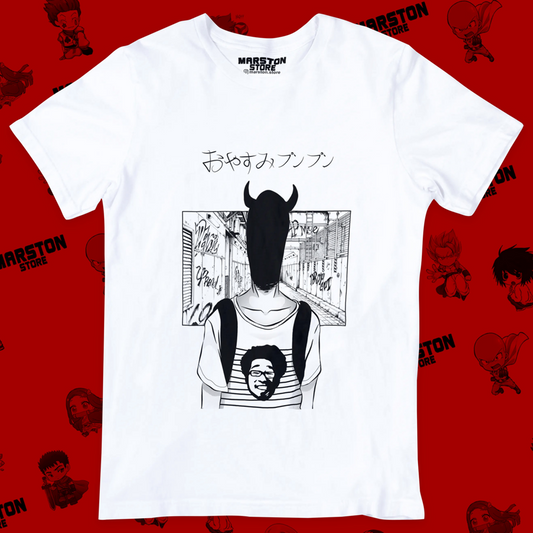 Polera blanca de Oyasumi Punpun