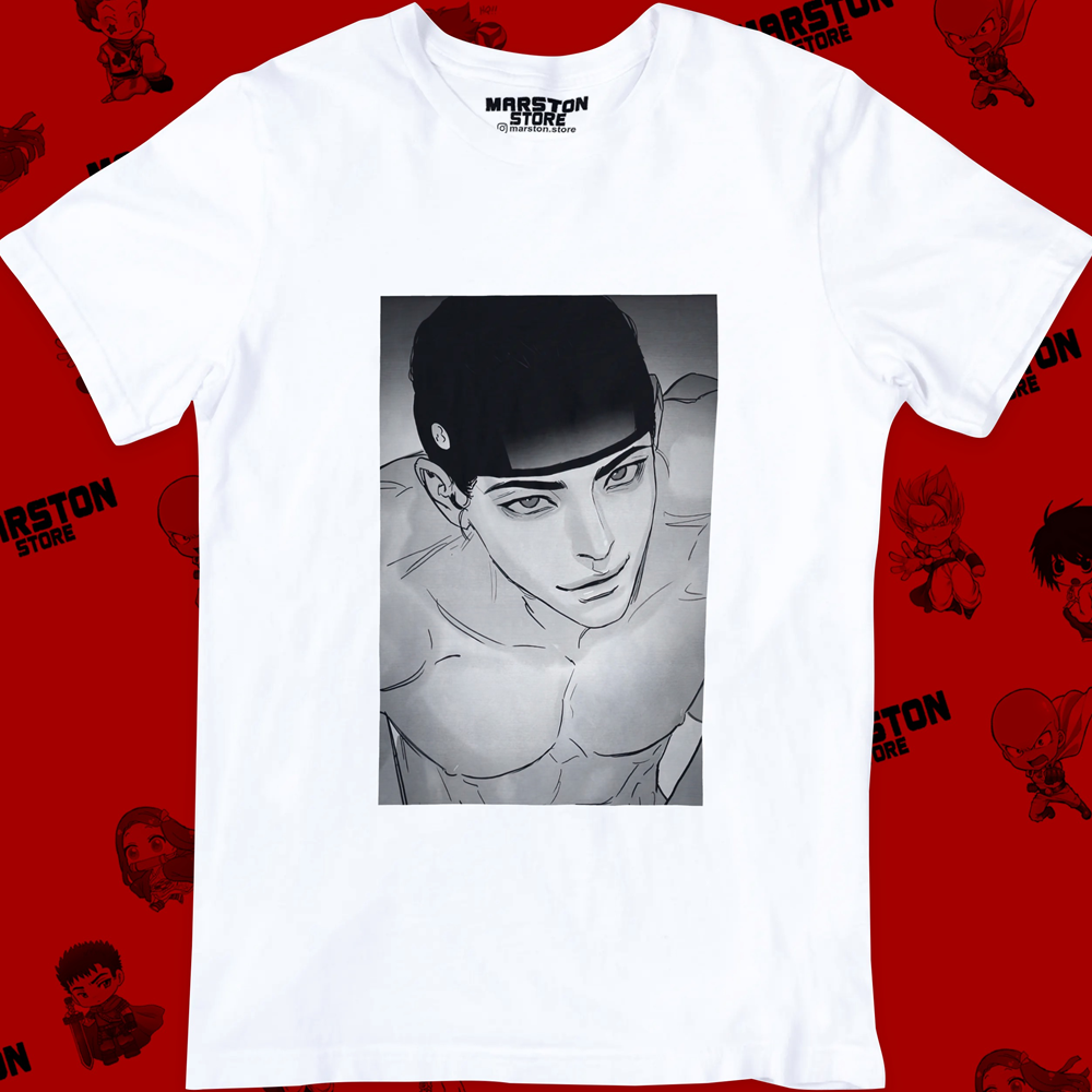 Polera blanca de Pintor Nocturno (Painter of the Night) con Yoon Seungho