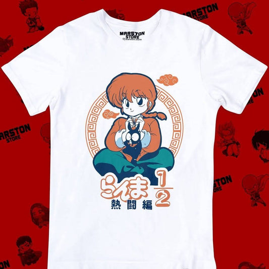 Polera blanca de Ranma ½