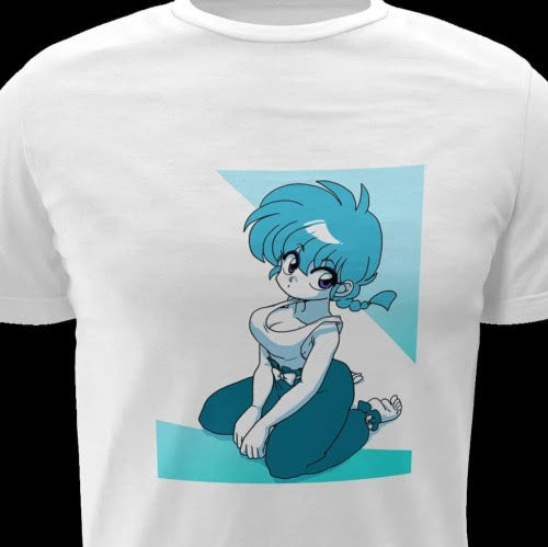 Polera blanca de Ranma ½