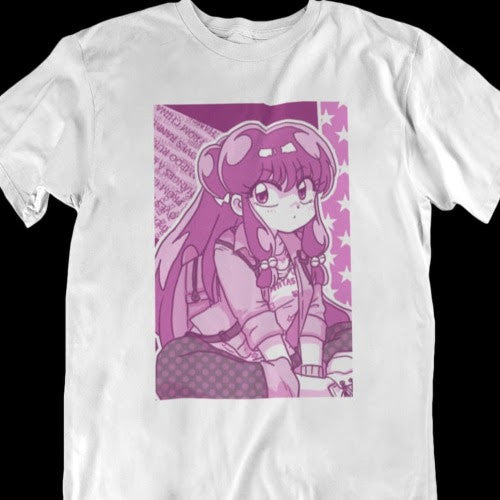Polera blanca de Ranma ½