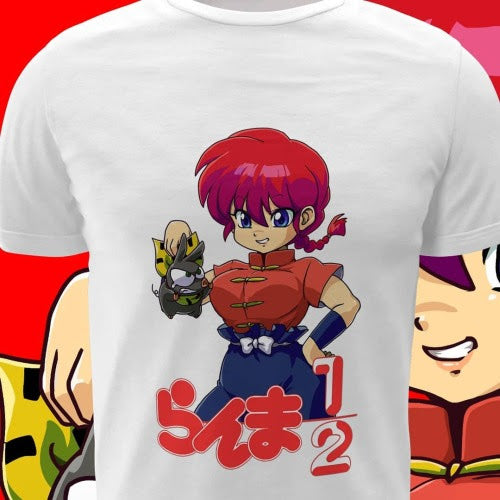 Polera blanca de Ranma ½
