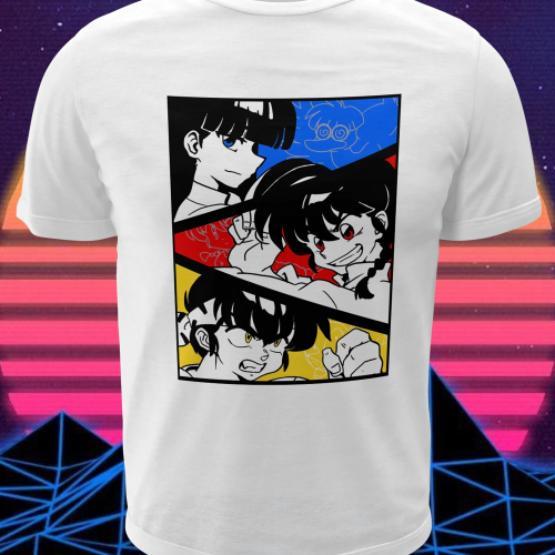 Polera blanca de Ranma ½