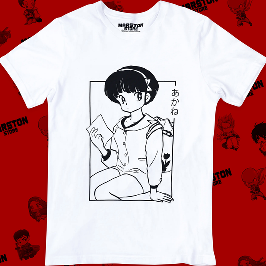 Polera blanca de Ranma ½