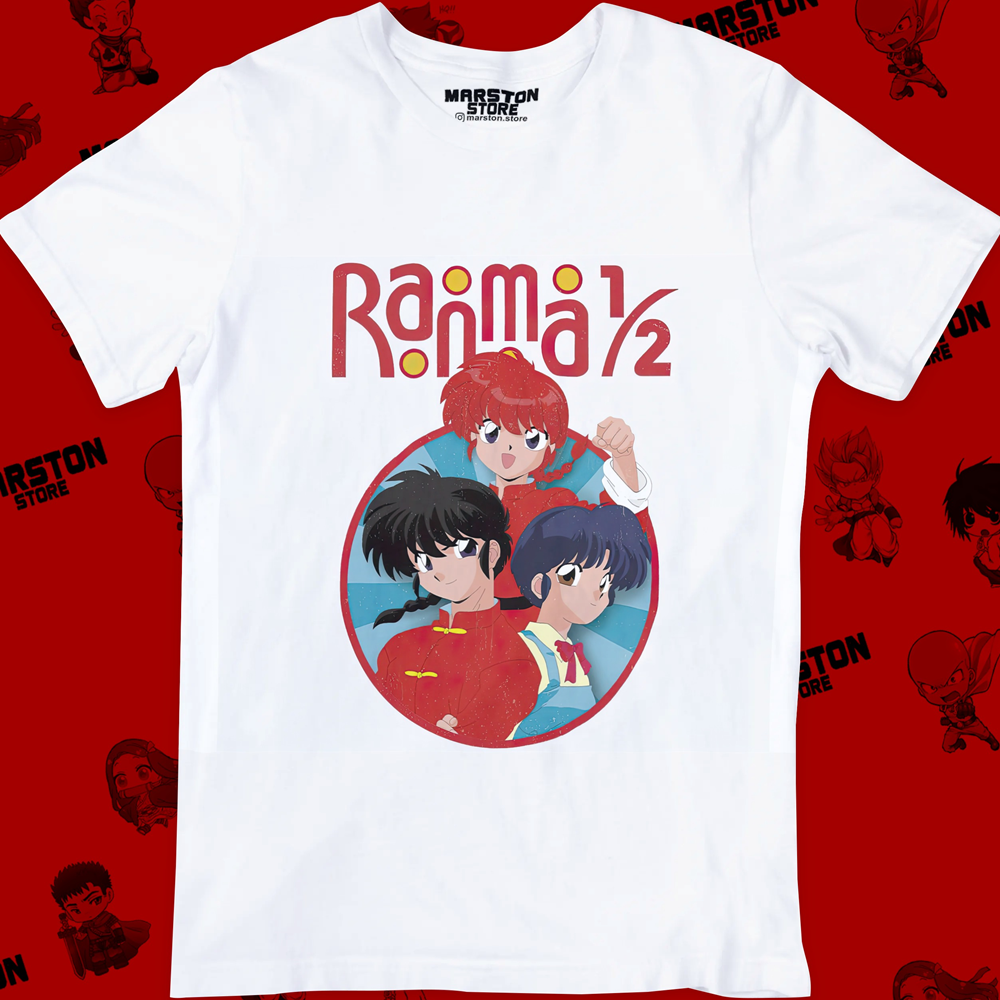 Polera blanca de Ranma ½
