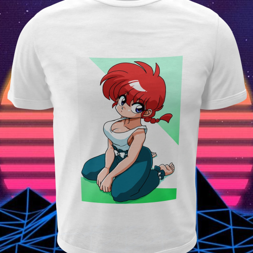Polera blanca de Ranma ½