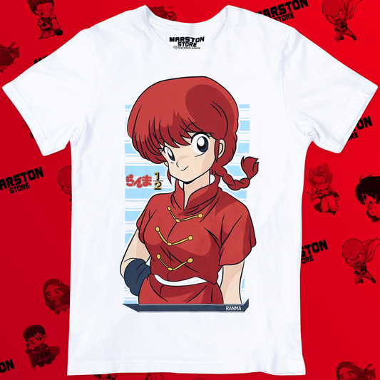 Polera blanca de Ranma ½