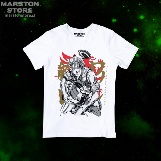 Polera blanca de Record of Ragnarok