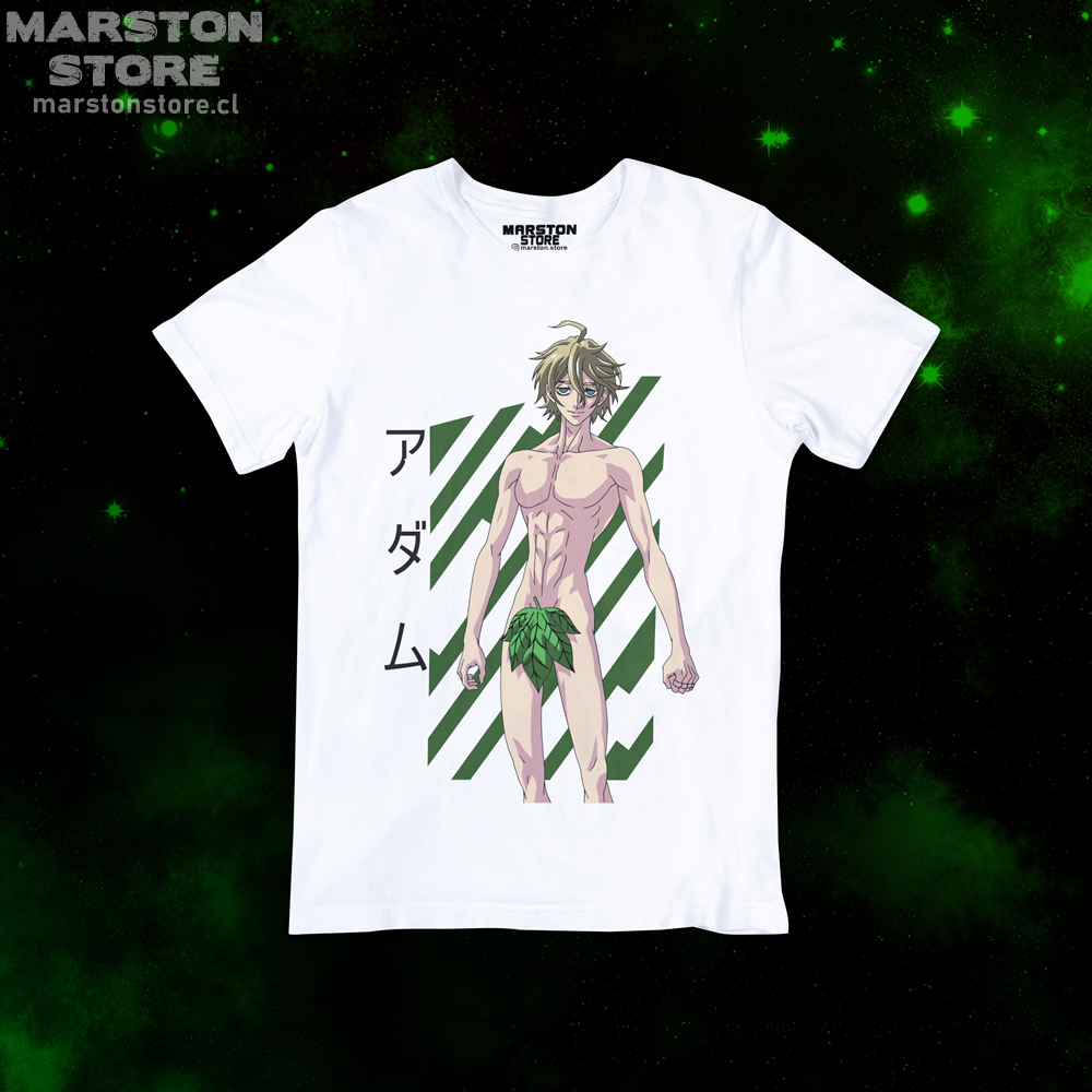 Polera blanca de Record of Ragnarok