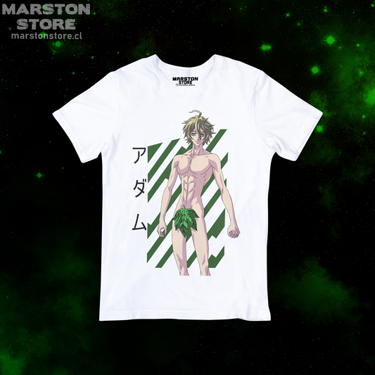 Polera blanca de Record of Ragnarok