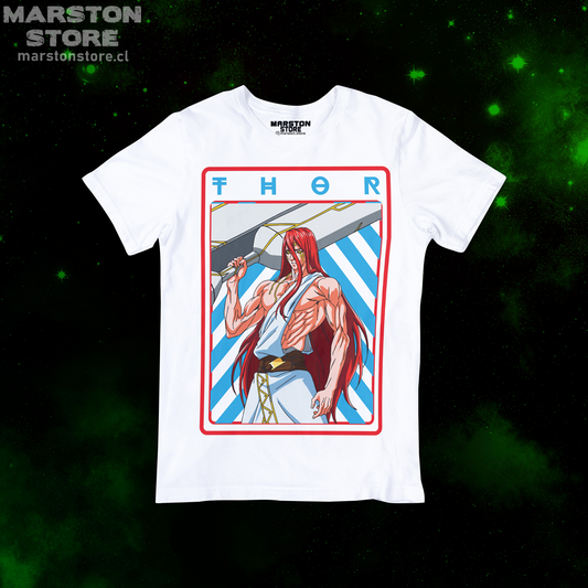 Polera blanca de Record of Ragnarok