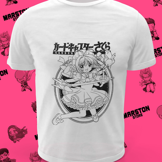 Polera blanca de Sakura Card Captor / Cardcaptor Sakura