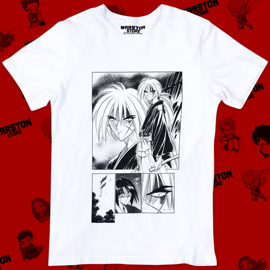 Polera blanca de Samurai X / Rurouni Kenshin