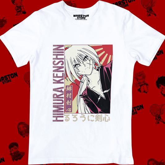 Polera blanca de Samurai X / Rurouni Kenshin
