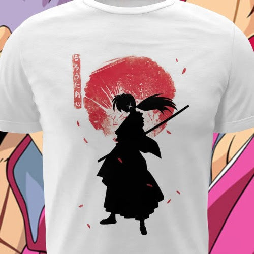 Polera blanca de Samurai X / Rurouni Kenshin