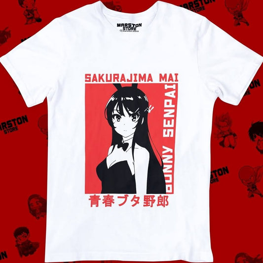 Polera blanca de Seishun Buta Yarou / Bunny Girl Senpai