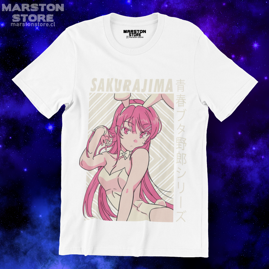 Polera blanca de Seishun Buta Yarou wa Bunny Girl Senpai no Yume wo Minai