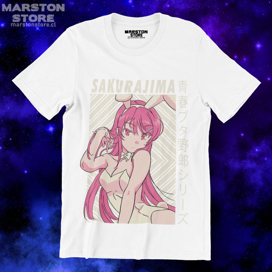 Polera blanca de Seishun Buta Yarou wa Bunny Girl Senpai no Yume wo Minai