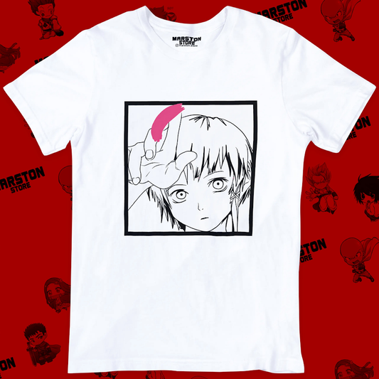 Polera blanca de Serial Experiments Lain