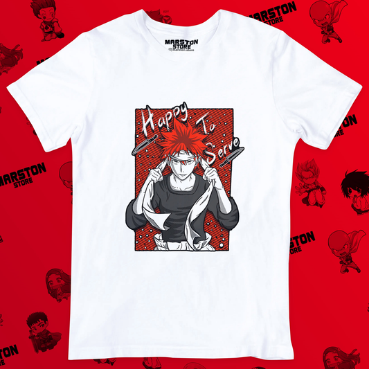 Polera blanca de Shokugeki no Soma / Food Wars!
