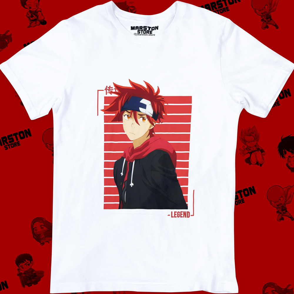 Polera blanca de SK∞ / Sk8 the Infinity con Reki Kyan