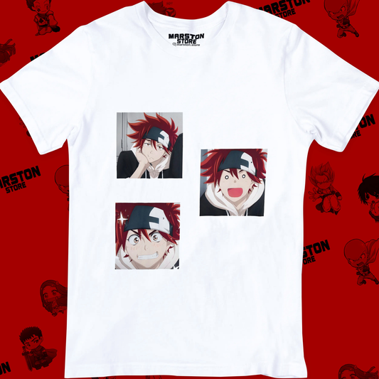 Polera blanca de SK∞ / Sk8 the Infinity con Reki Kyan