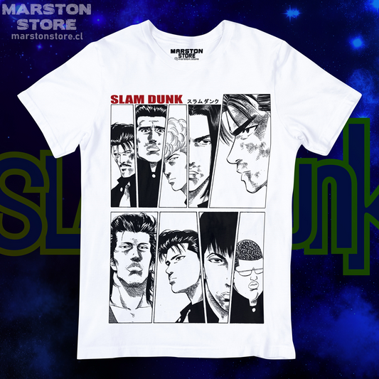 Polera blanca de Slam Dunk