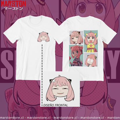 Polera blanca de Spy x Family con Anya Forger