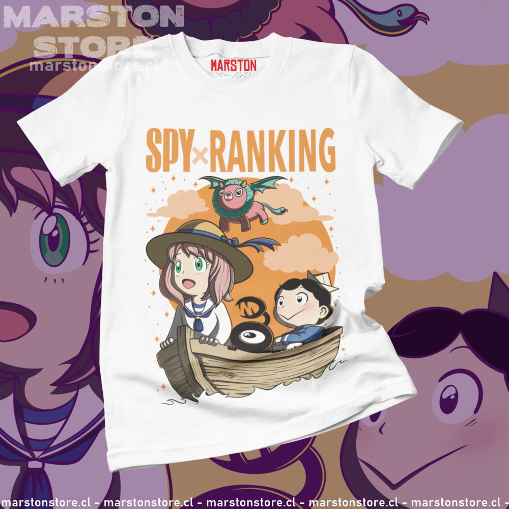 Polera blanca crossover Spy x Family x Ousama Ranking (Ranking of Kings)