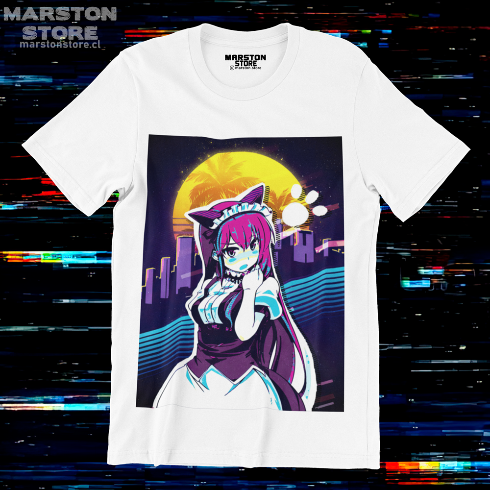 Polera blanca de Steins;Gate con Kurisu Makise