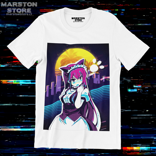 Polera blanca de Steins;Gate con Kurisu Makise