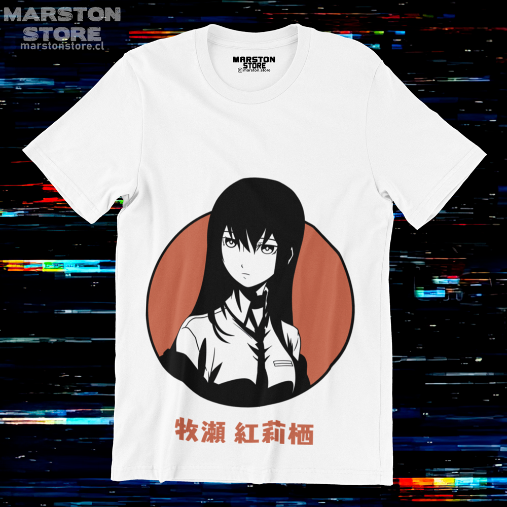 Polera blanca de Steins;Gate con Kurisu Makise