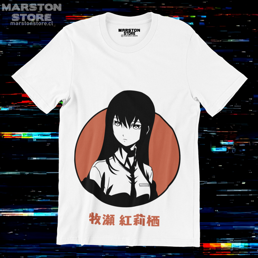 Polera blanca de Steins;Gate con Kurisu Makise